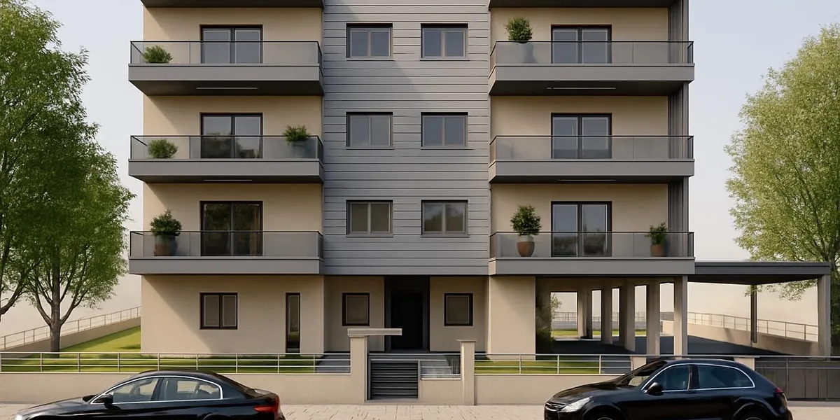 Three-Story Apartment Building in Alexandroupoli