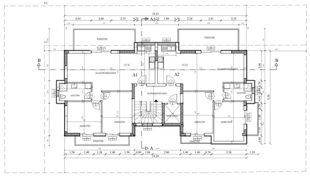 Three-Story Apartment Building in Alexandroupoli